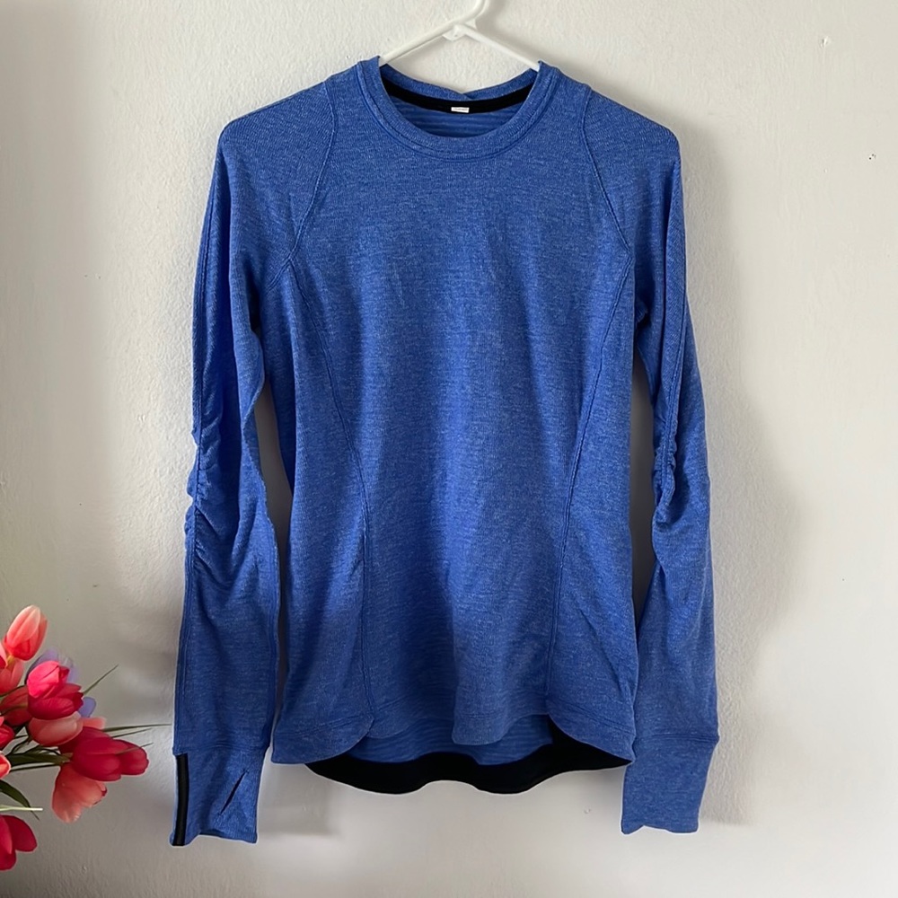 Lululemon brushed rulu long sleeve top